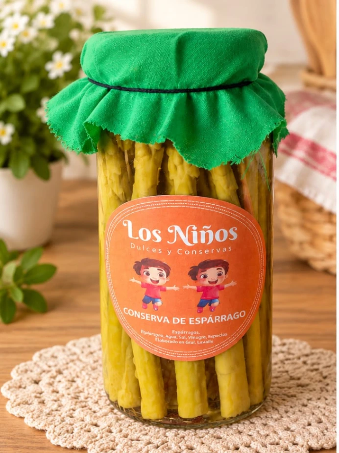 Conserva de Espárragos al natural, Los Niños