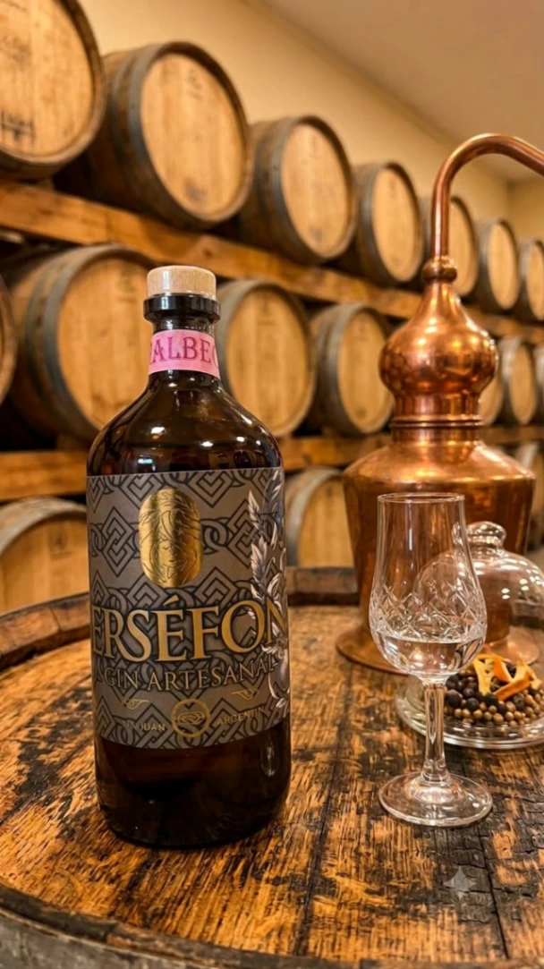 Perséfone Gin 500 cm3 Edición Malbec, 13 botánicos